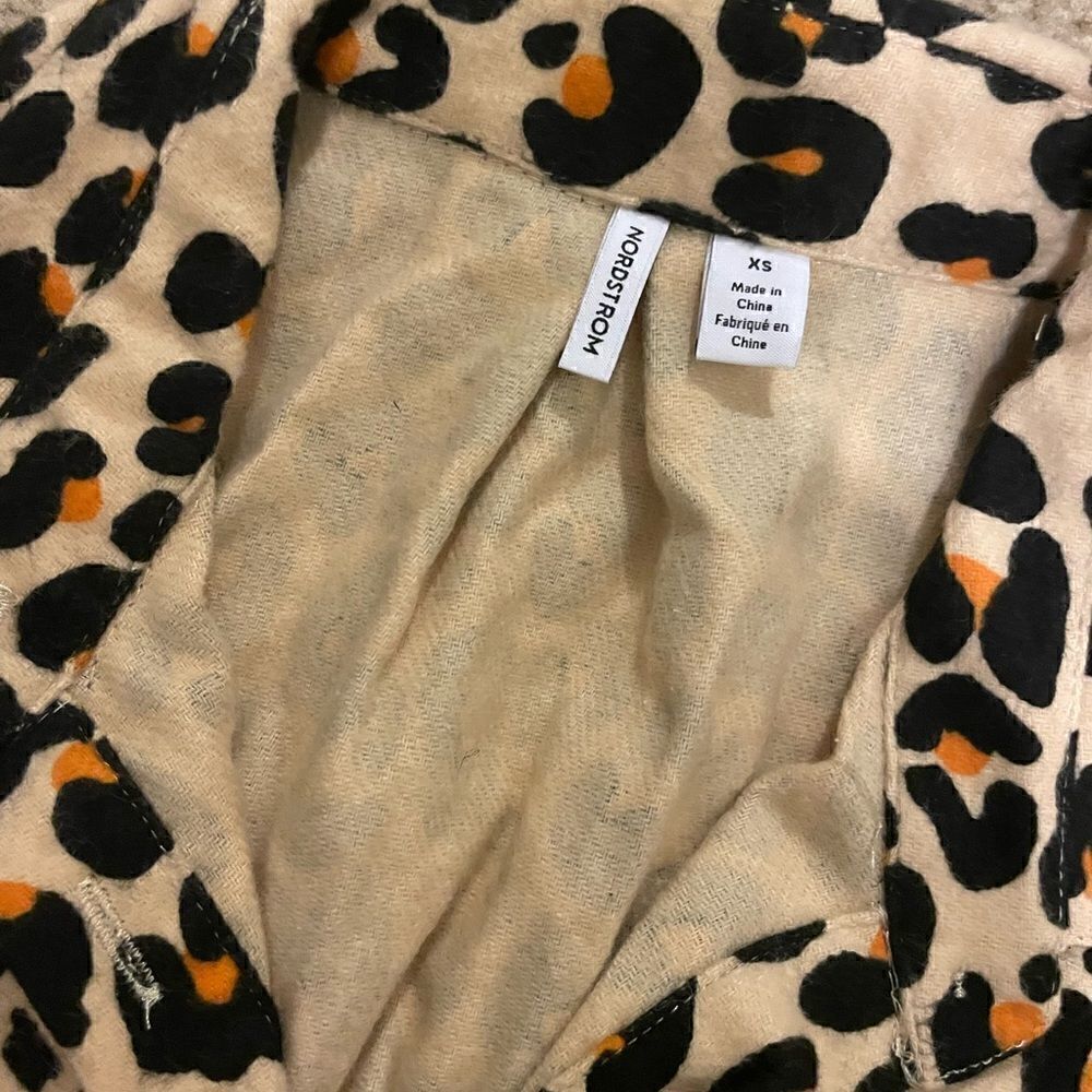 Nordstrom Flannel Patchwork Pajamas Size XS - Picture 6 of 11